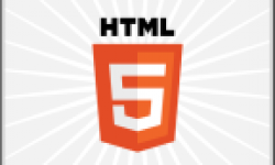 HTML5 logo head vignette