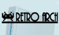 retro arch vignette head