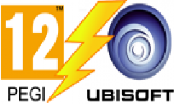 vignette icone head ubisoft pegi 12 logo