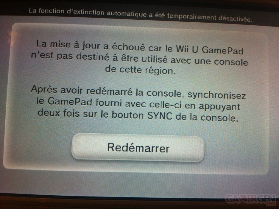 Wii U GamePad synchronisation zonage 05.01.2013 (6)