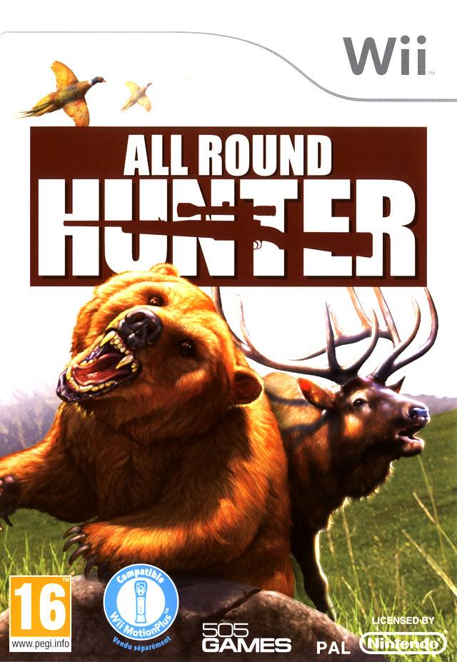 all round hunter wii jaquette