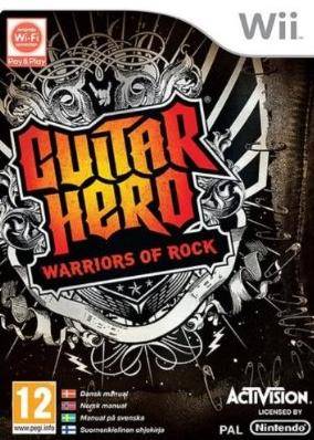 guitar hero warriors of rock wii jaquette