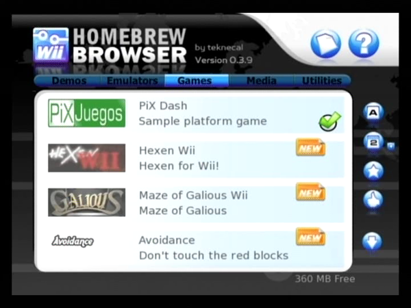 homebrew browser 0.3.9 1