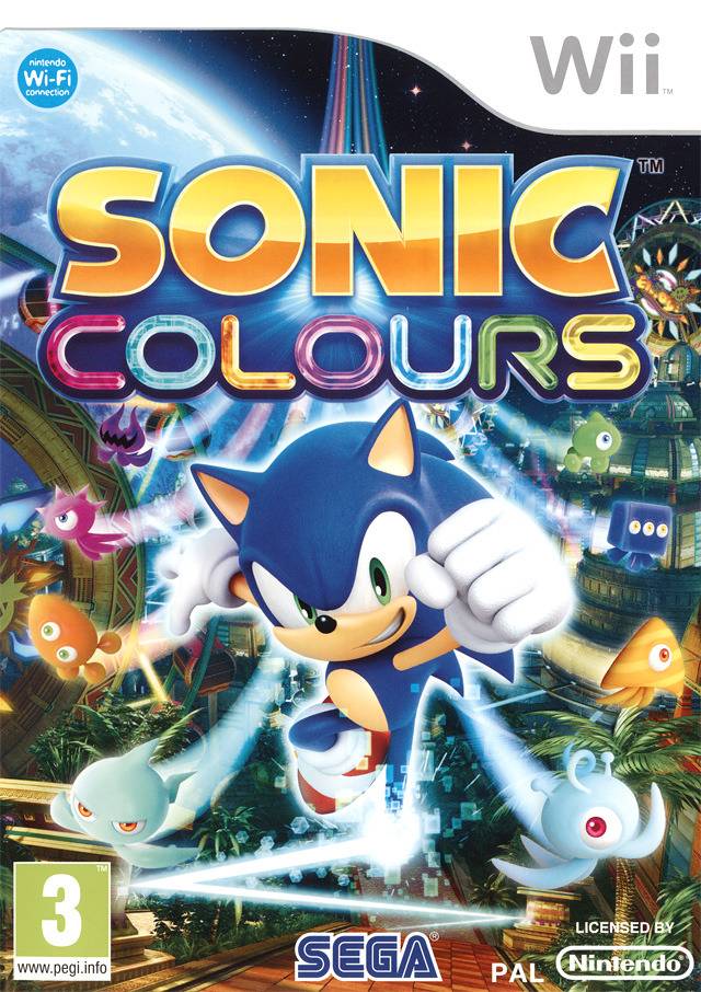sonic colours wii jaquette