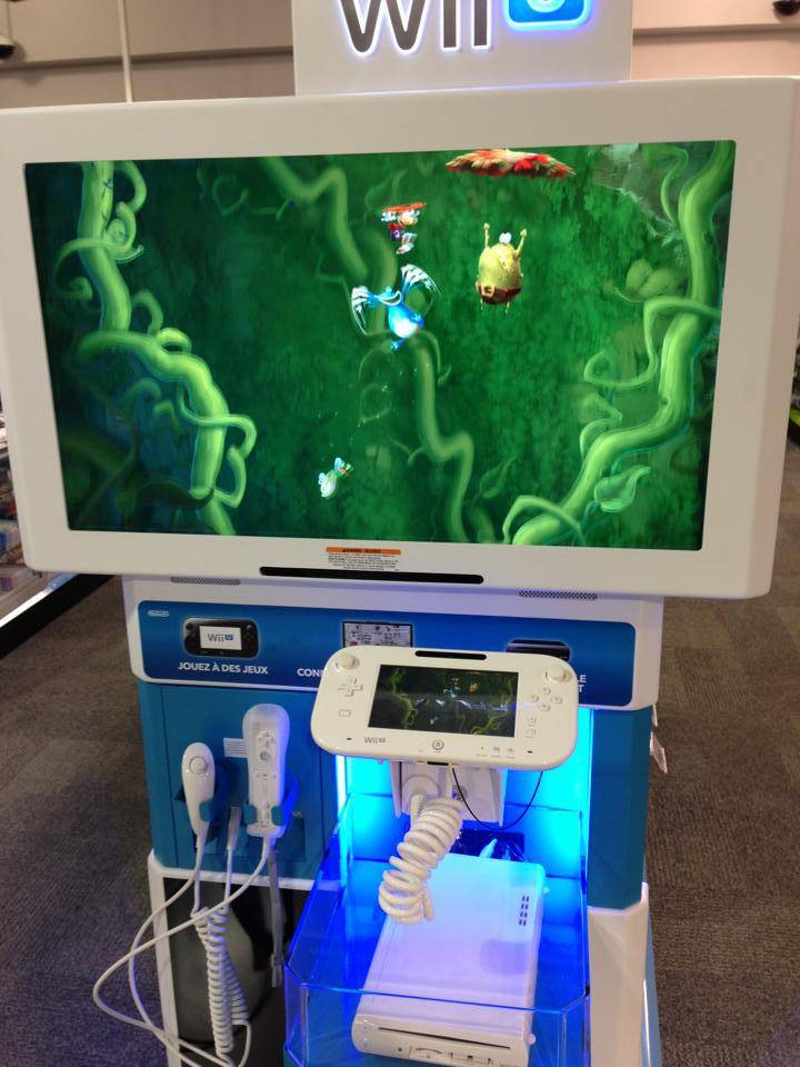 Wii U Borne demo essai FutureShop Rayman Legends 01